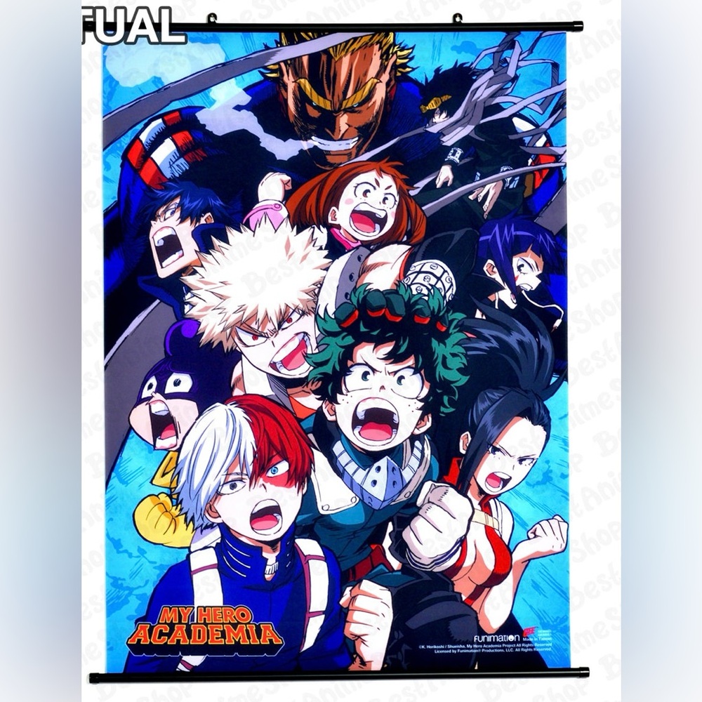 My Hero Academia - Group Wall Scroll Poster